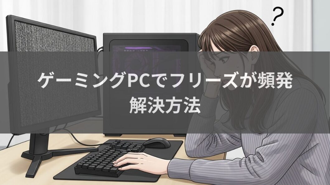 ゲーミングPCのフリーズが頻発する