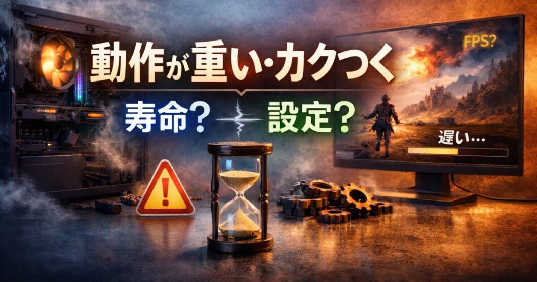 動作が重い・カクつくのは寿命？それとも設定の問題？