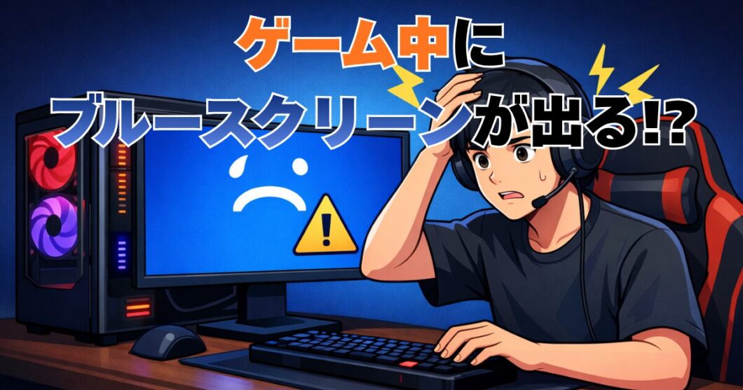 ゲーム中にブルースクリーンが出る