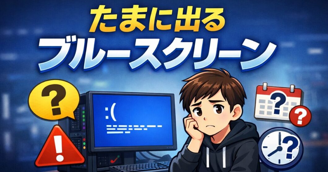 ブルースクリーンがたまに出る