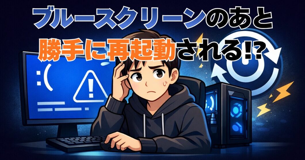 ブルースクリーンのあと勝手に再起動