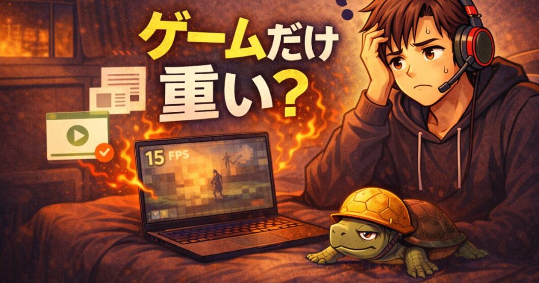 ゲームだけ重い