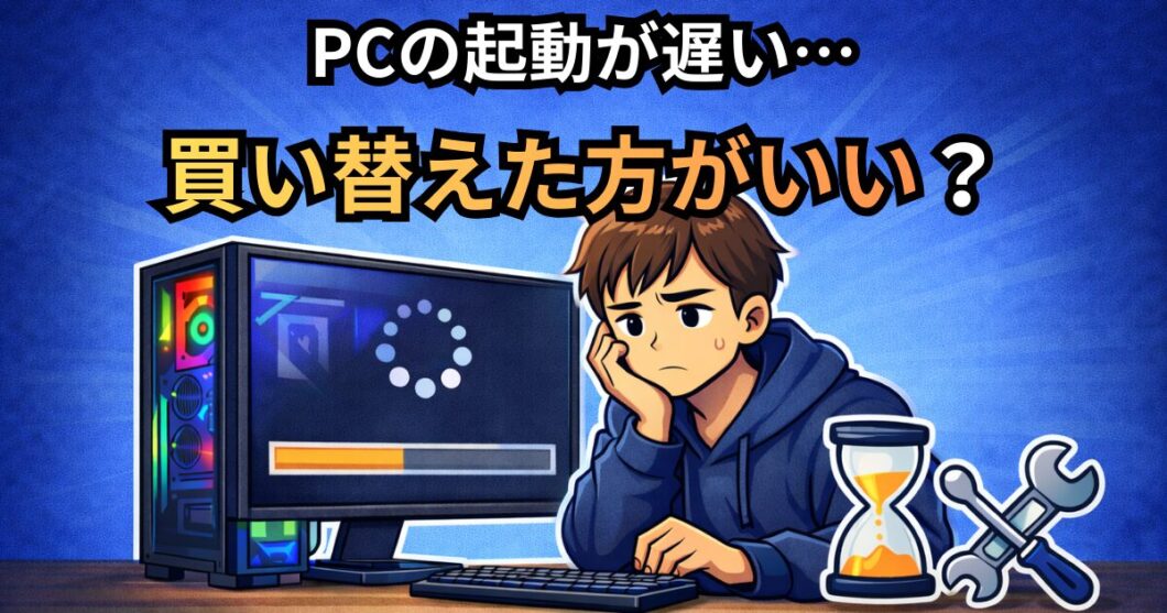 ゲーミングPCの起動が遅い