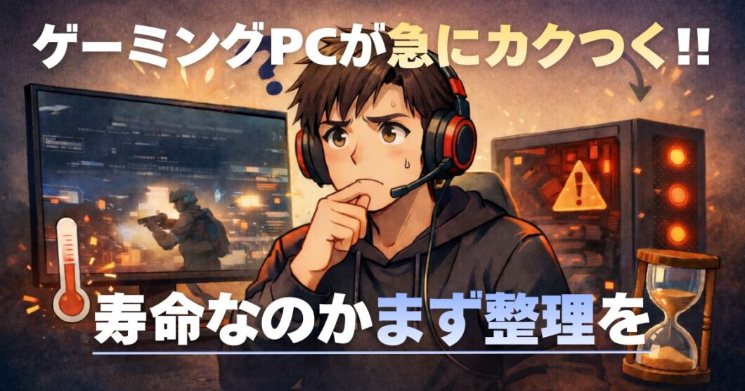 ゲーミングPCが急にカクつく