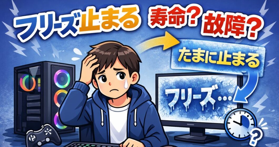 PCがたまにフリーズする