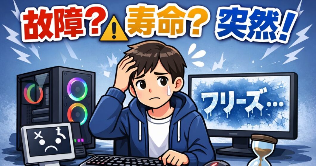 PCが突然フリーズする