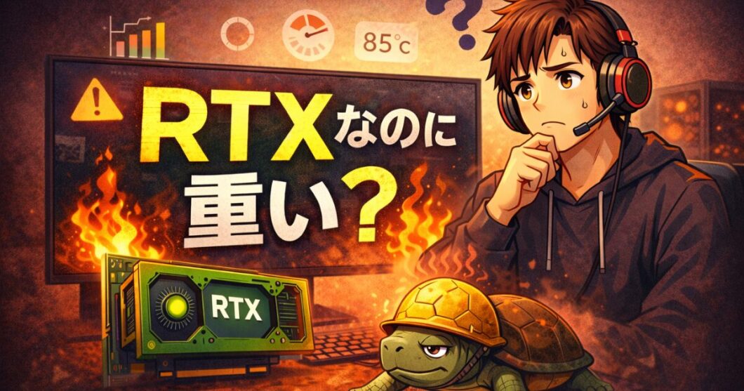 RTXなのに重い