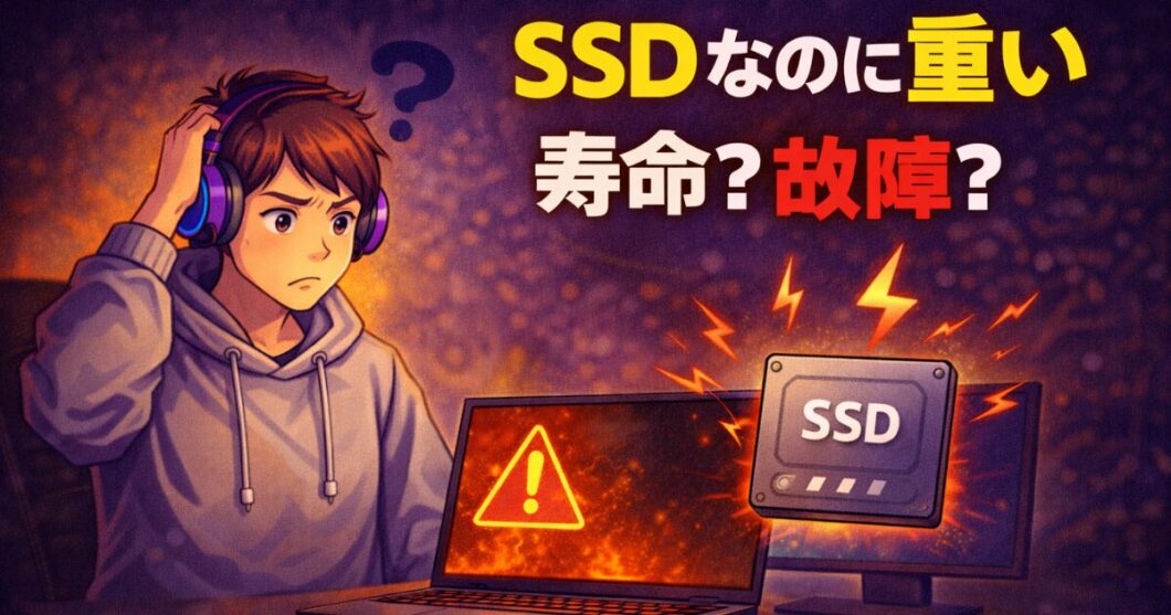 SSDなのにPCが重い