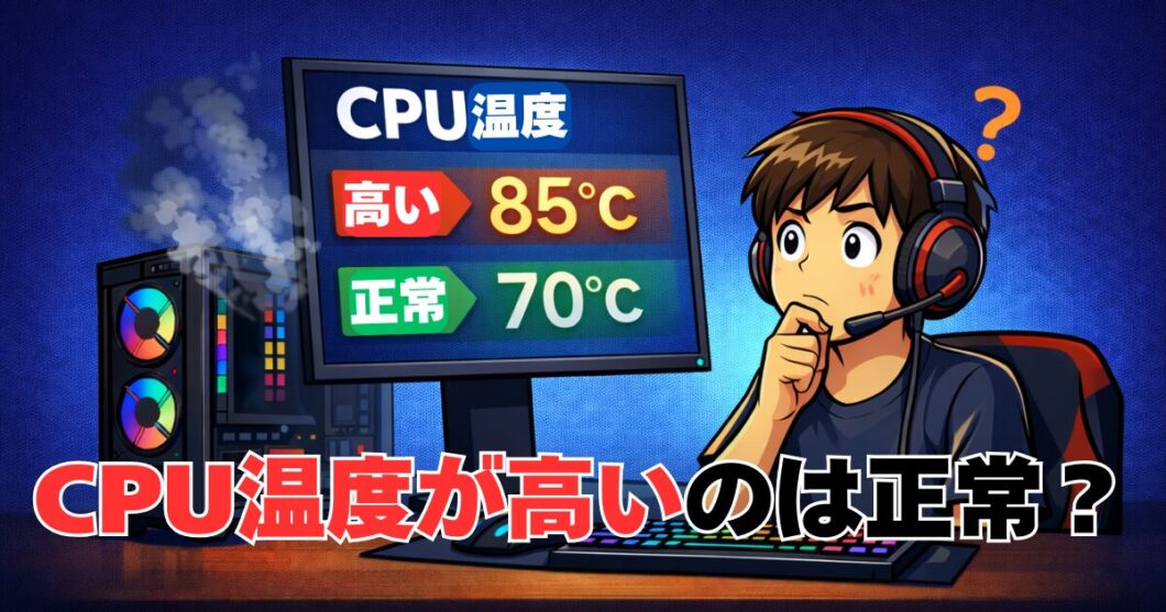 CPU温度が高いのは正常?