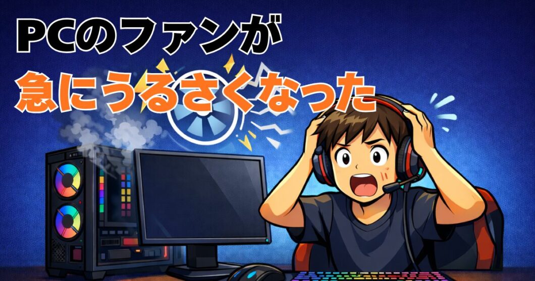 PCのファンが急にうるさい