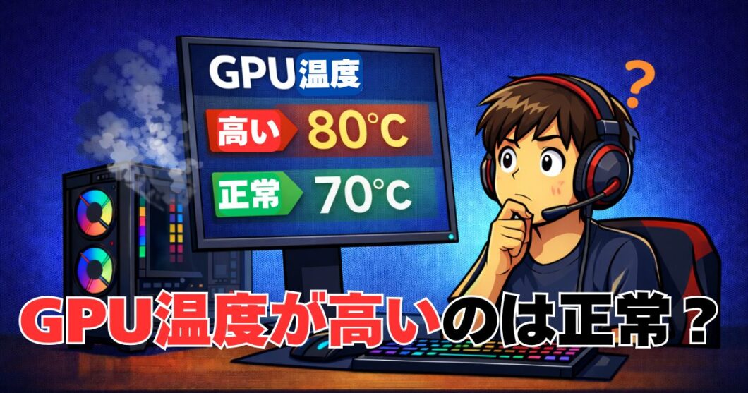 GPU温度が高いのは正常？