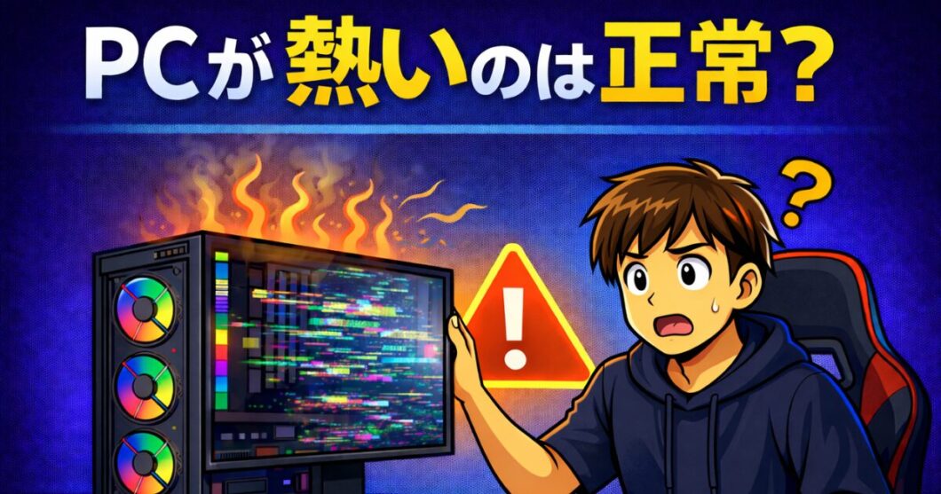 PCが熱いのは正常?
