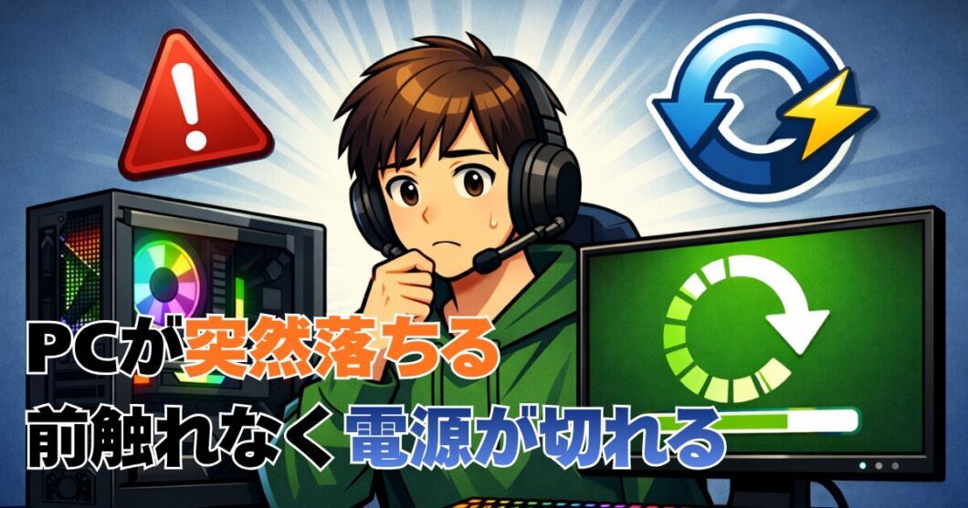 PCが突然落ちるのはなぜ