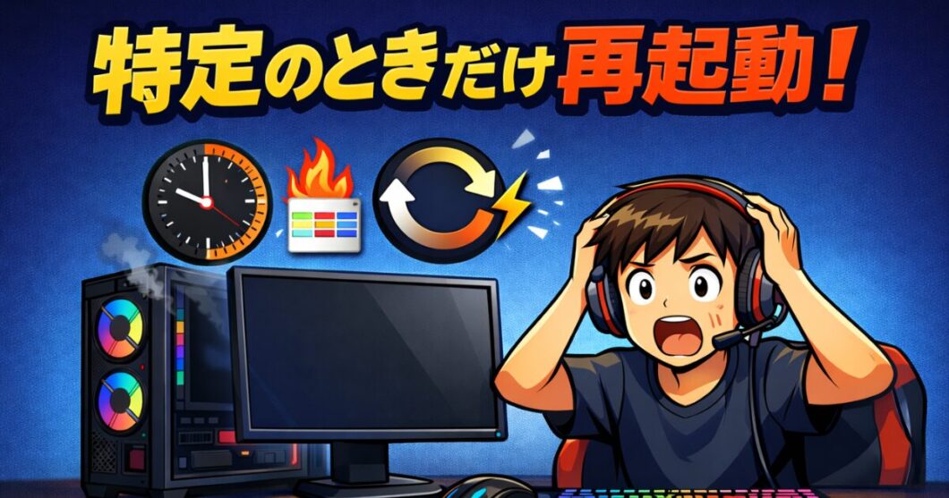 特定のときだけ再起動する