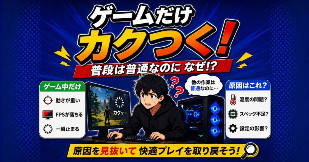 ゲームだけカクつくのはなぜ