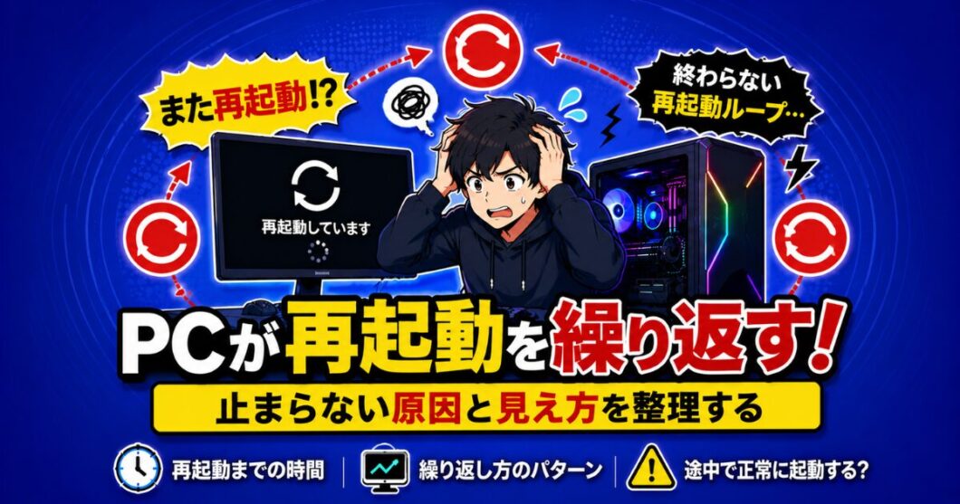 PCが再起動を繰り返す