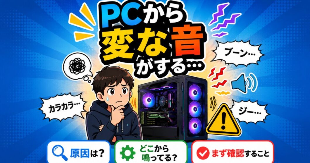 PCから変な音がする