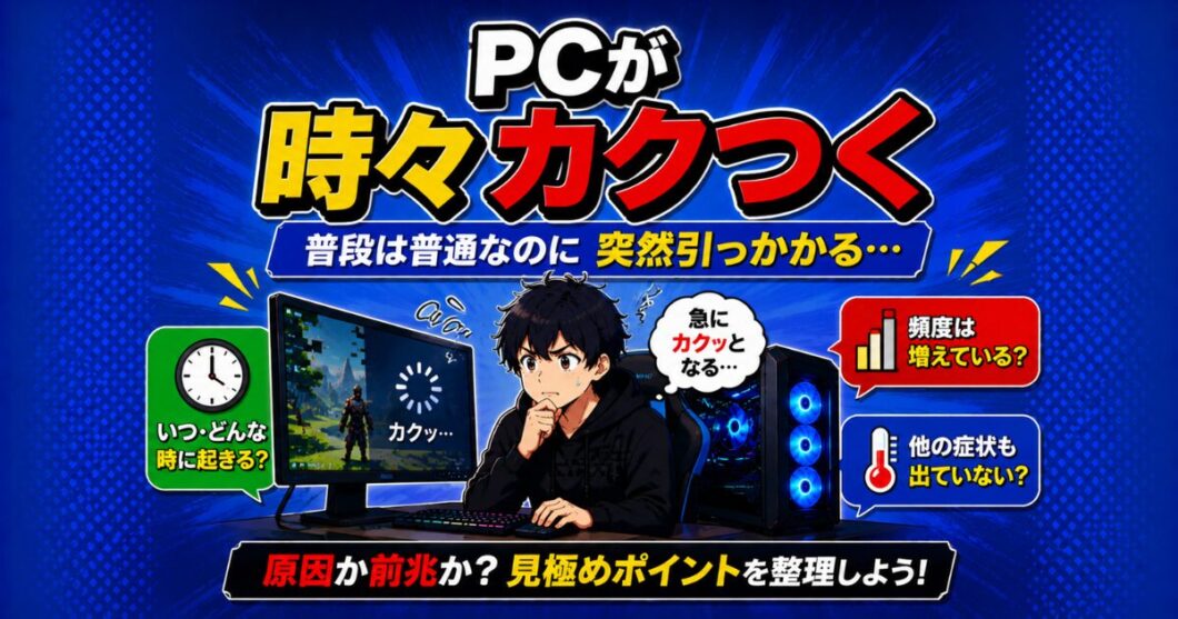 PCが時々カクつく