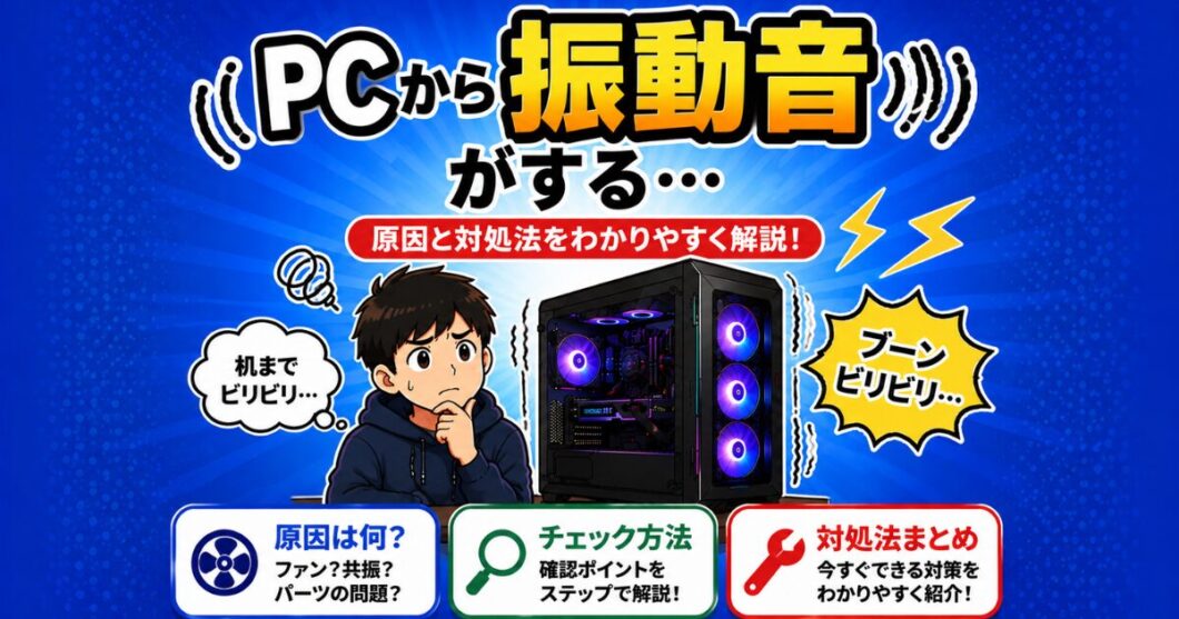 PCから振動音がする