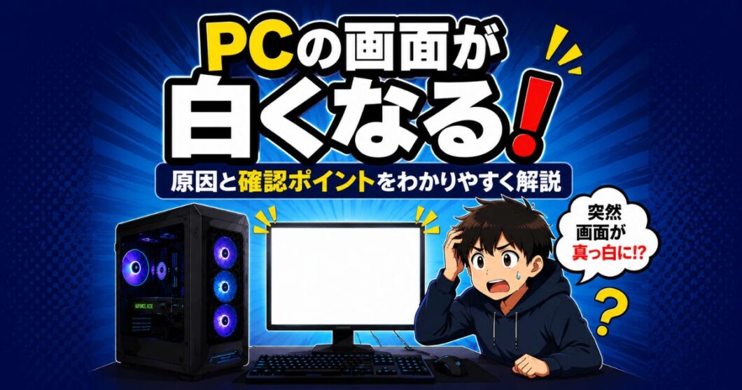 PCの画面が白くなる